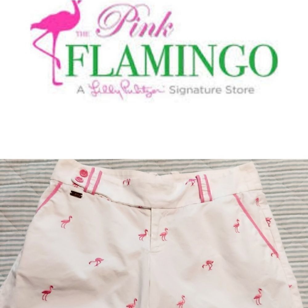 LP Pink Flamingo Mid-length Shorts
